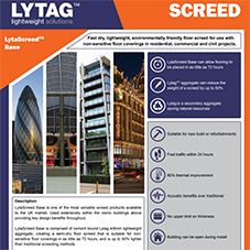 LytaScreed base Tech Data Sheet LytaScreed base Tech Data Sheet