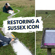 Restoring The Long Man of Wilmington | Brewers Decorator Centres
