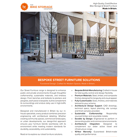 Street Furniture Mini Brochure Street Furniture Mini Brochure