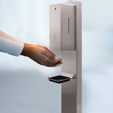 Encouraging hand hygiene with Franke sanitiser stations Encouraging hand hygiene with Franke sanitiser stations