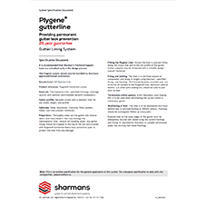 Plygene® Gutterline Plygene® Gutterline