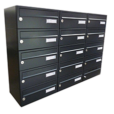 Wall Mounted Post Box for Flats Locking Letterbox Galvanised Steel – LBD-015 City Hall Wall Mounted Post Box for Flats Locking Letterbox Galvanised Steel – LBD-015 City Hall