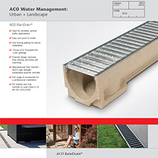 ACO RainDrain® Brochure ACO RainDrain® Brochure