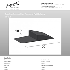 Ramped PVC Edging - Product Information Ramped PVC Edging - Product Information