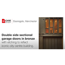 Rundum Meir | Bespoke side sectional garage doors for exclusive Manchester townhouses Rundum Meir | Bespoke side sectional garage doors for exclusive Manchester townhouses