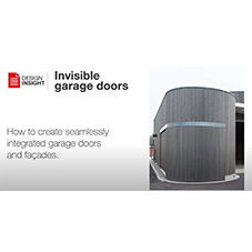 How to achieve a seamlessly integrated garage door How to achieve a seamlessly integrated garage door
