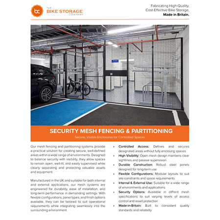 Security Mesh Fencing & Partitioning Mini Brochure Security Mesh Fencing & Partitioning Mini Brochure