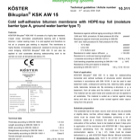 Koster Bikuplan® KSK SY 15 Koster Bikuplan® KSK SY 15
