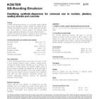 Koster SB Bonding Emulsion Koster SB Bonding Emulsion