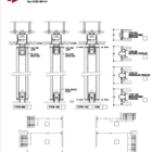 Series AP100 Acoustic Operable Wall 2-Point Suspension Stacking Drawing Series AP100 Acoustic Operable Wall 2-Point Suspension Stacking Drawing