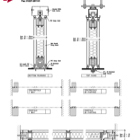 Series AP75 Multifold Sliding Folding Partition Drawing Series AP75 Multifold Sliding Folding Partition Drawing