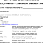 GS100 Double Glazed Movable Wall Systems Specification GS100 Double Glazed Movable Wall Systems Specification