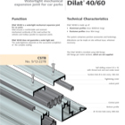 Dilat Catalogue - Car park expansion joint systems Dilat Catalogue - Car park expansion joint systems