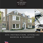 Site Instruction, Aftercare Manual & Warranty Site Instruction, Aftercare Manual & Warranty