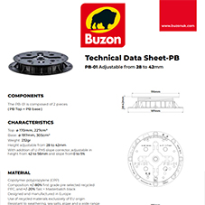 Technical Datasheet PB01 28-42mm Technical Datasheet PB01 28-42mm