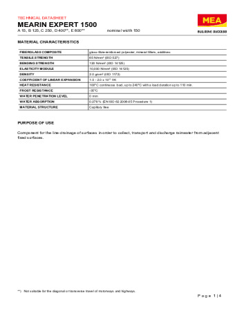 MEARIN EXPERT 1500 MEARIN EXPERT 1500
