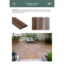Thermo Ash Grad Decking Thermo Ash Grad Decking