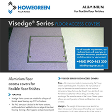 Visedge® Flexible Floor Access Cover Tech Datasheet Visedge® Flexible Floor Access Cover Tech Datasheet