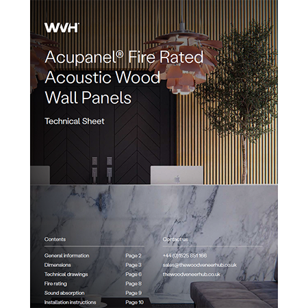 Acupanel® Fire Rated Acoustic Wood Wall Panels Acupanel® Fire Rated Acoustic Wood Wall Panels
